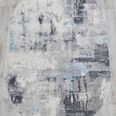 Ковер 36506A OVAL GREY / BLUE Amatis (Reis)