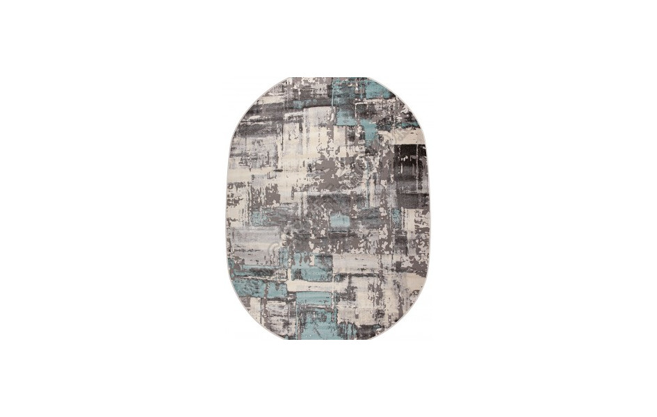 Ковер Avon 36966X OVAL GREY / BLUE
