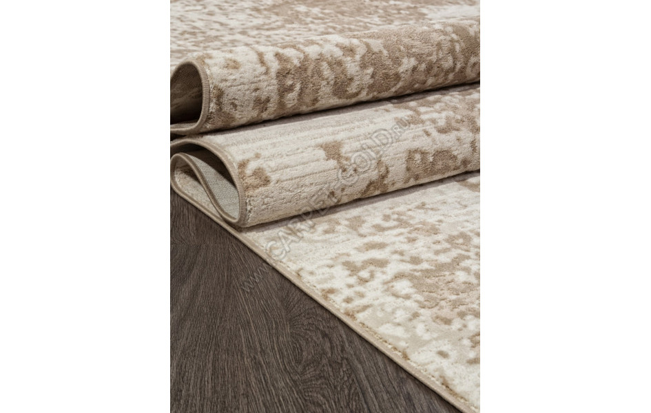 Ковер M028A - CREAM / BEIGE - Прямоугольник - коллекция SIESTA