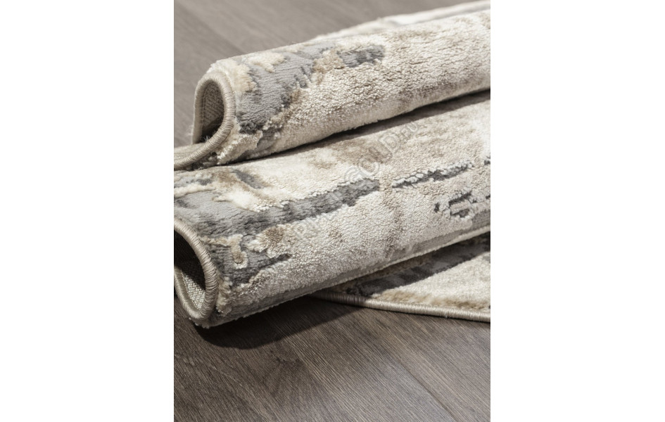 Ковер 03802A - GREY / BROWN - Круг - коллекция ARMINA
