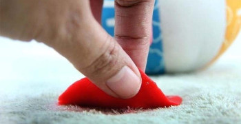 Как убрать пластилин с ковра