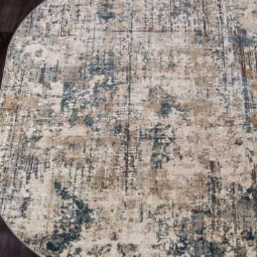 Ковер российский D739 DARK BEIGE овальный - коллекция SERENITY
