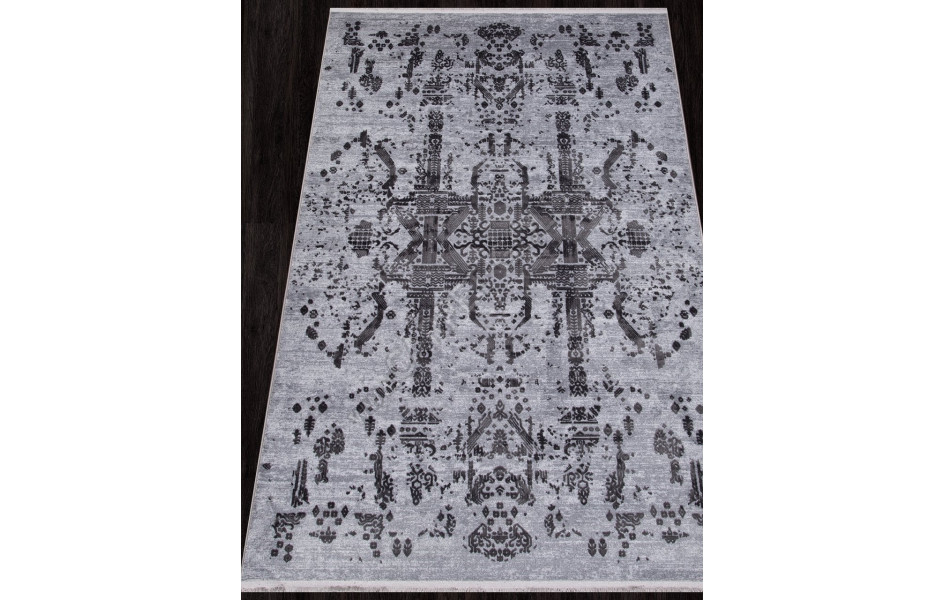 Ковер C765AL - GREY / ANTRACITE - Прямоугольник - коллекция PERLA