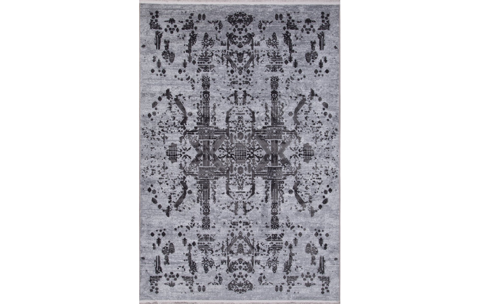 Ковер C765AL - GREY / ANTRACITE - Прямоугольник - коллекция PERLA