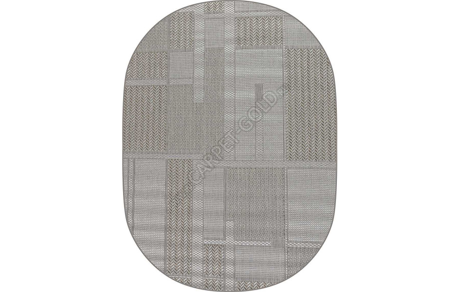 Безворсовый ковер SZ4344A2O OVAL 34 Циновка Тпе