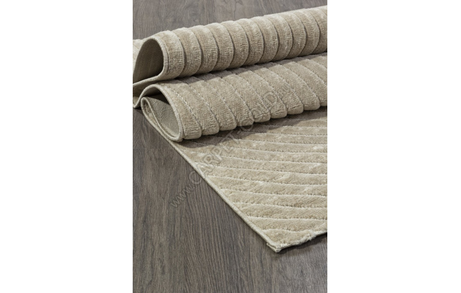 Ковер D801AP - BEIGE / BEIGE - Прямоугольник - коллекция JUNO