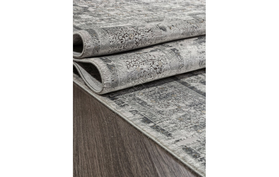 Ковер Y5084F - GREY / GREY - Прямоугольник - коллекция EMPEROS OLIMPOS