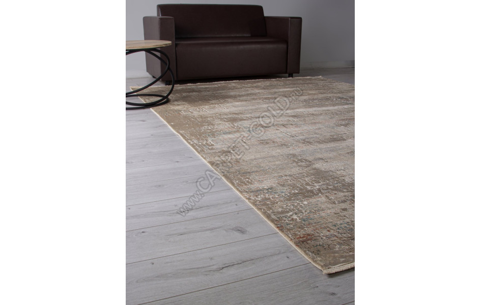 Ковер G381J2 - BEIGE / D.GREY - Прямоугольник - коллекция ROYAL