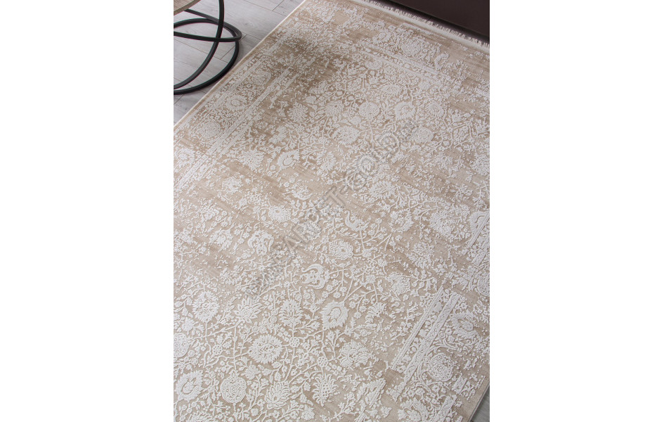 Ковер 21365C - D.BEIGE / WHITE - Прямоугольник - коллекция ANATOLIA